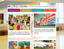 Tablet Screenshot of helsinkienglishmontessori.com